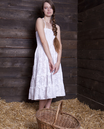 Sweet Peasant Teen Girl