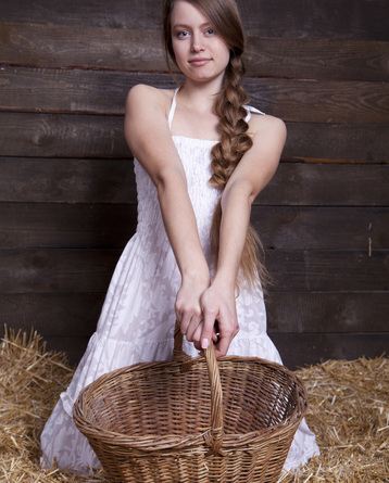 Sweet Peasant Teen Girl