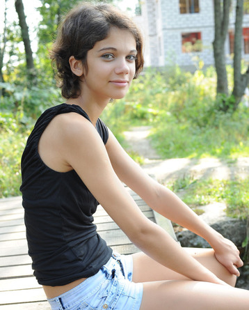 Fresh And Sexy Teen By The River