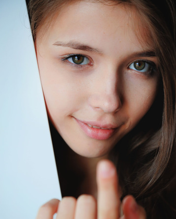 The Ukrainian brunette is one hundred percent hot!