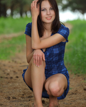 Outdoor nudity featuring Bogdana B