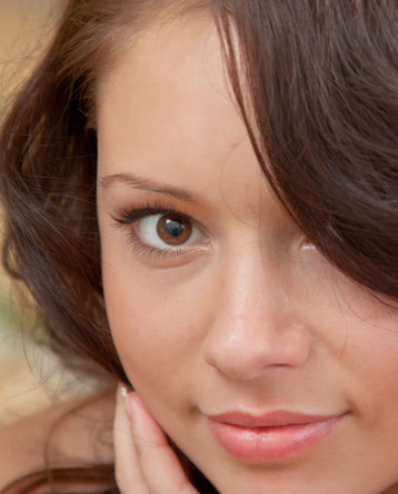 Seductive teen nudity