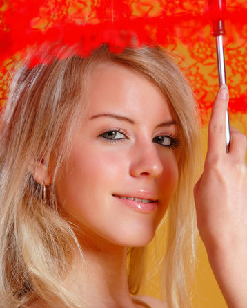 Busty Blond Model Barbara