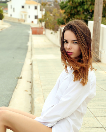 Debora Naked On The Street