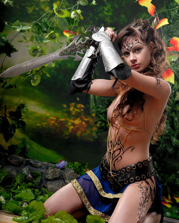 Sexy Cosplay Girl Jasmine